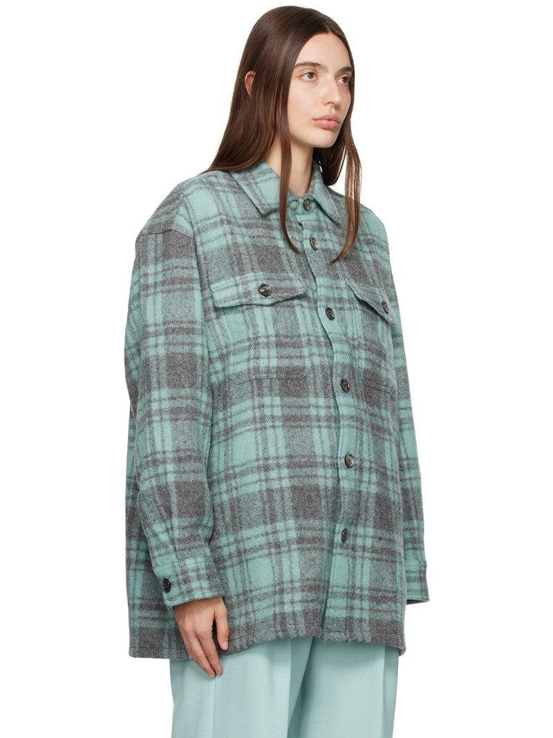 Blue & Gray Plaid Jacket 2