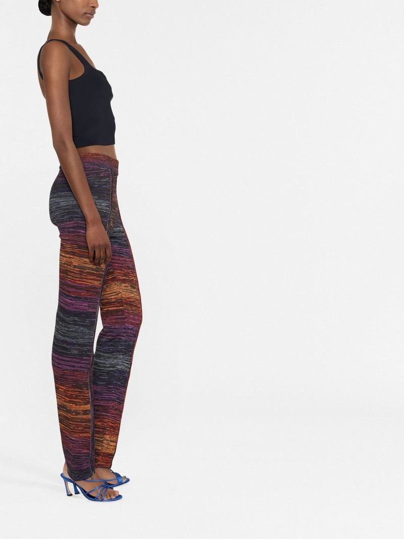 Space dyed knit trousers 3