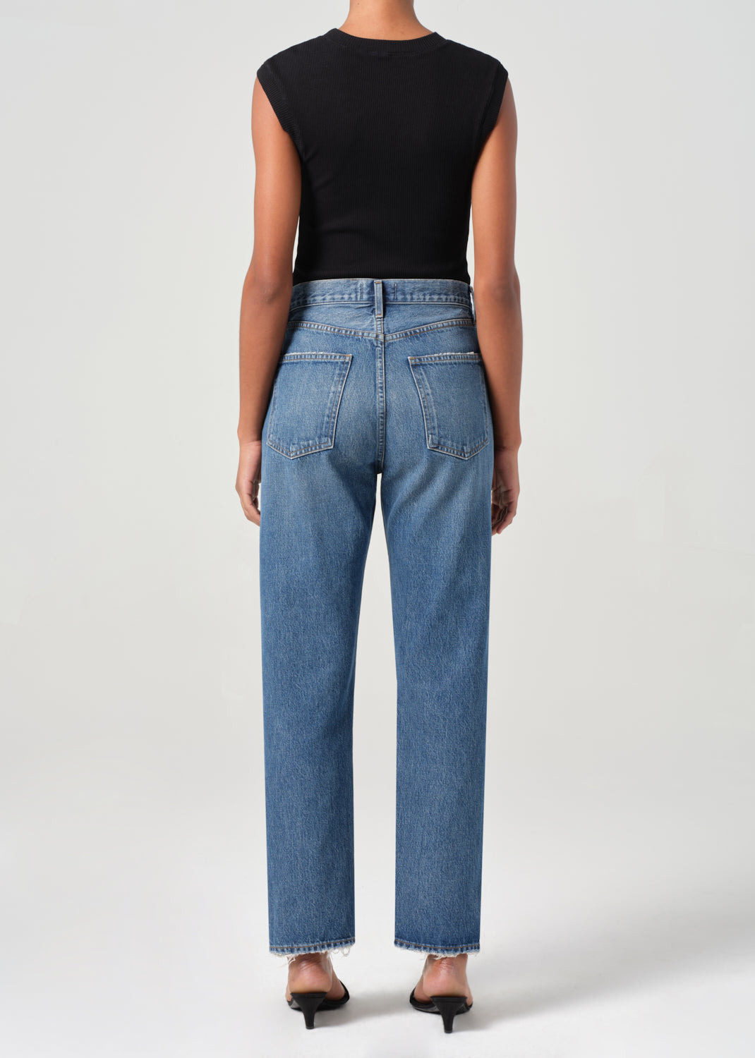 90'S PINCH WAIST HIGH RISE STRAIGHT IN ESSENCE - 3