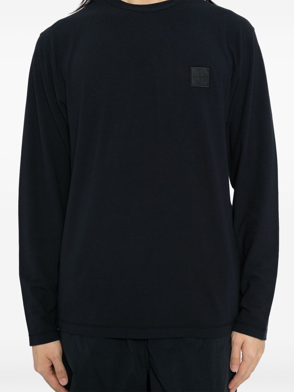 logo-patch T-shirt - 4