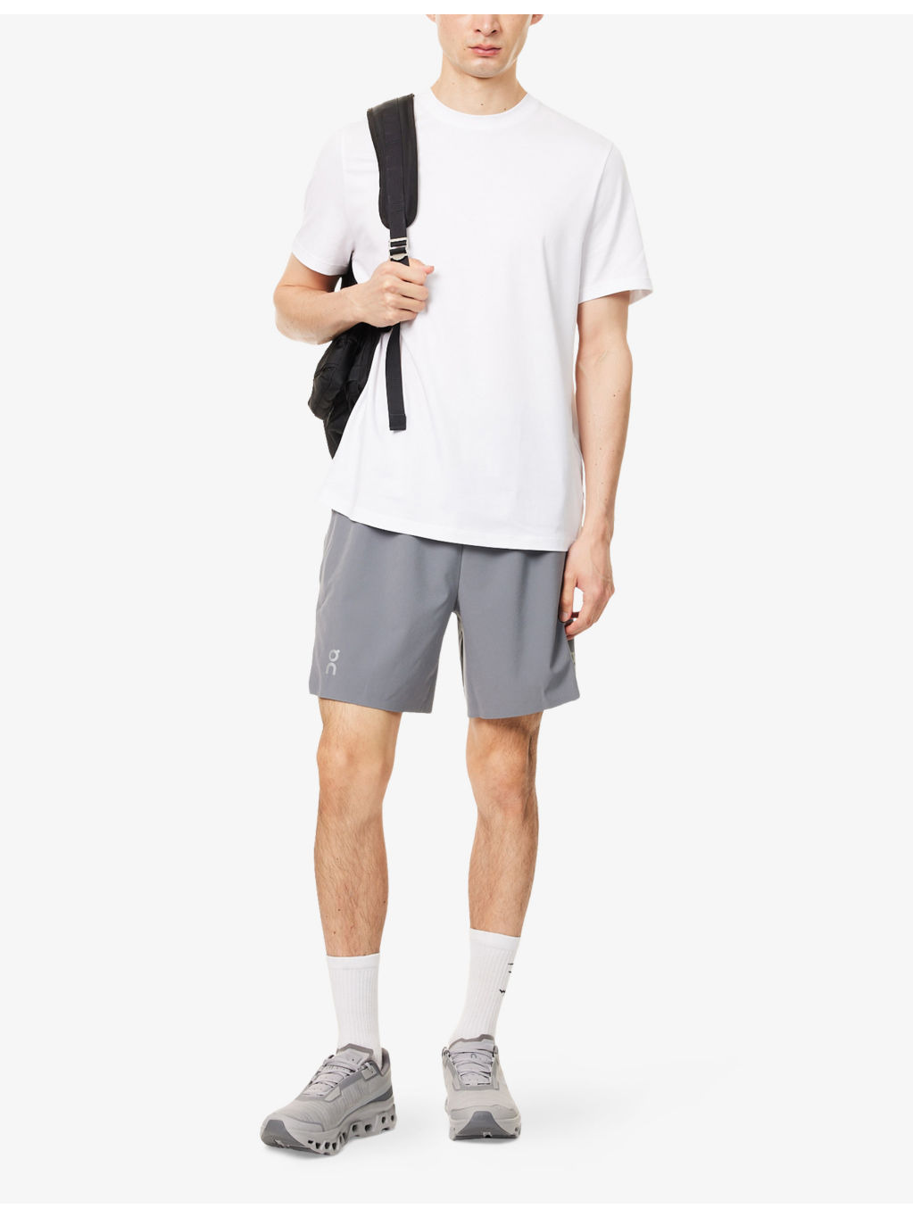Focus-T Crewneck Cotton-Blend T-shirt - 2