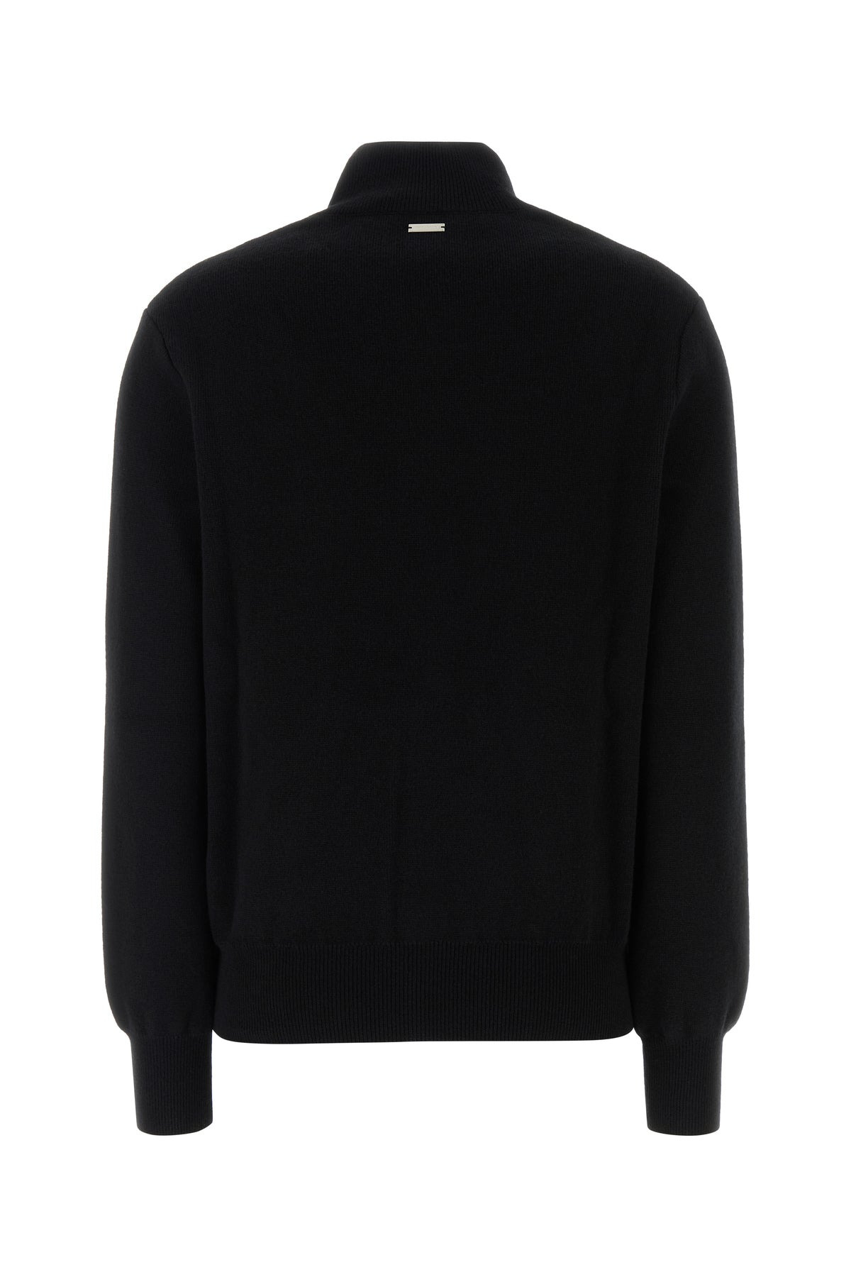 Black wool blend sweater - 2