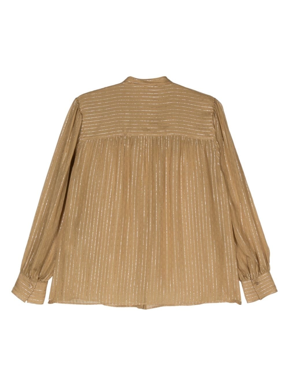 lurex silk blouse - 2