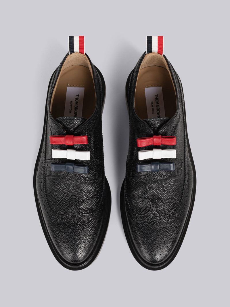 Pebble Grain 3-Bow Longwing Brogue 4
