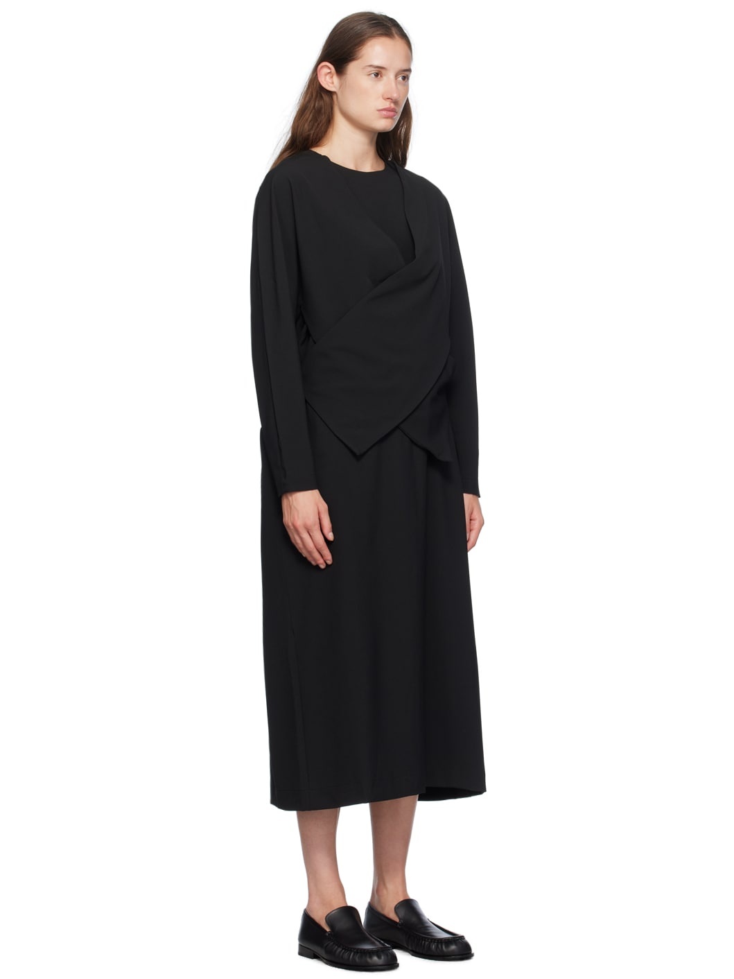 Black Hazi Midi Dress - 2