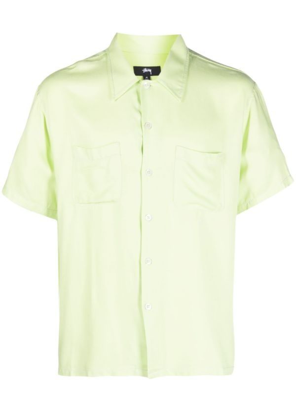 STUSSY Men Contrast Pick Stitched Shirt - 5