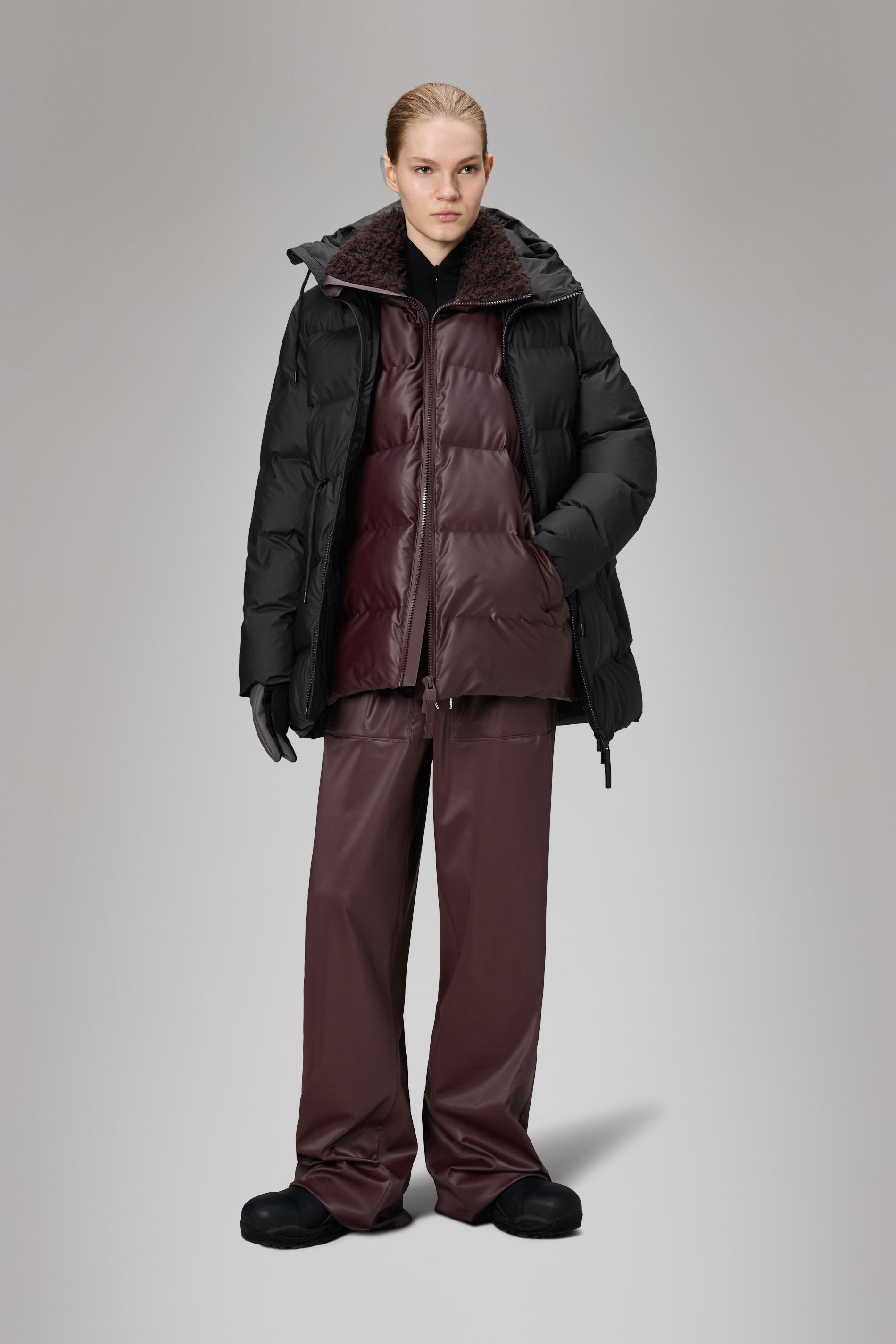Alta Long Puffer String W Jacket - 4