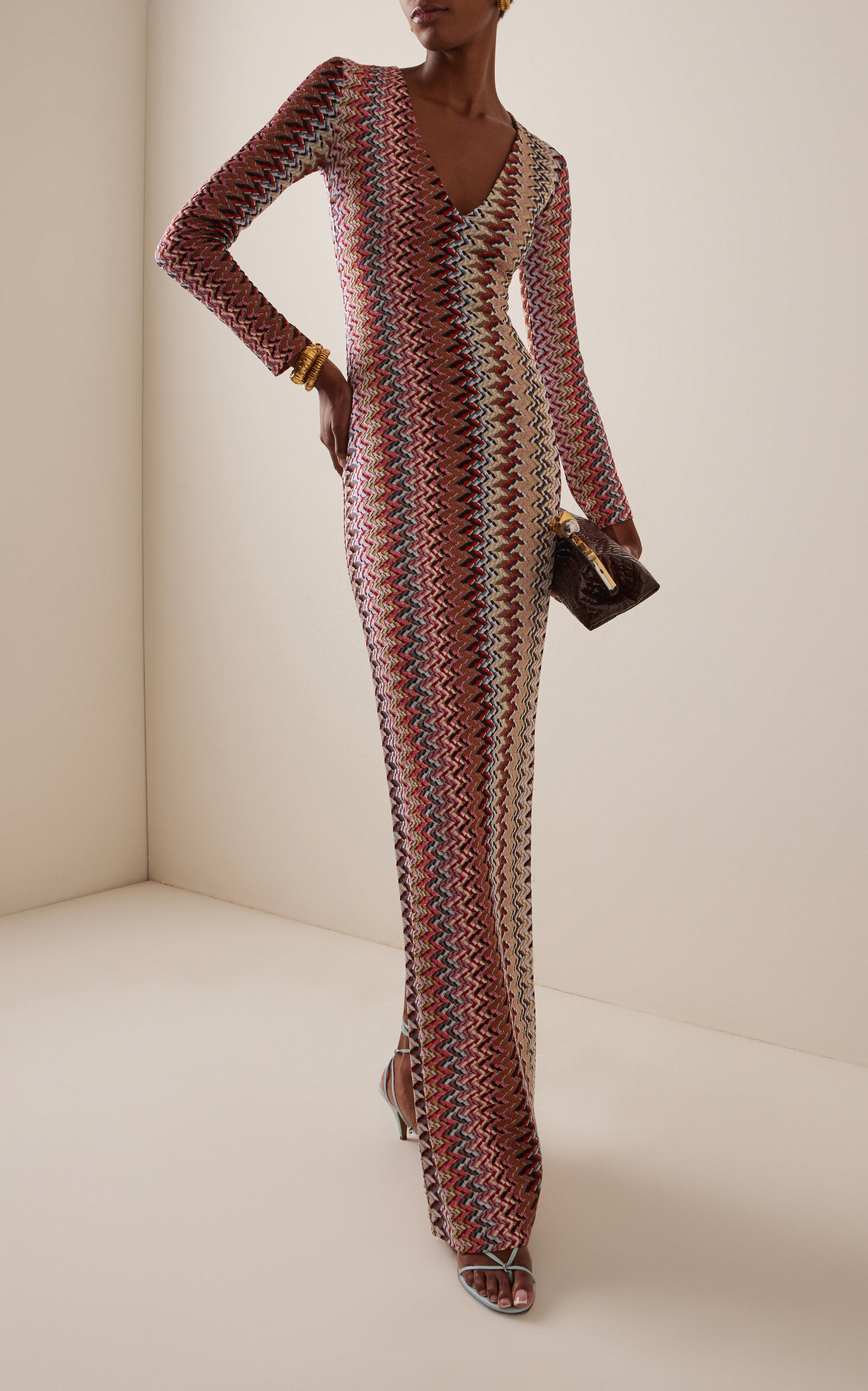 Crocheted Wool-Blend Maxi Dress multi - 2