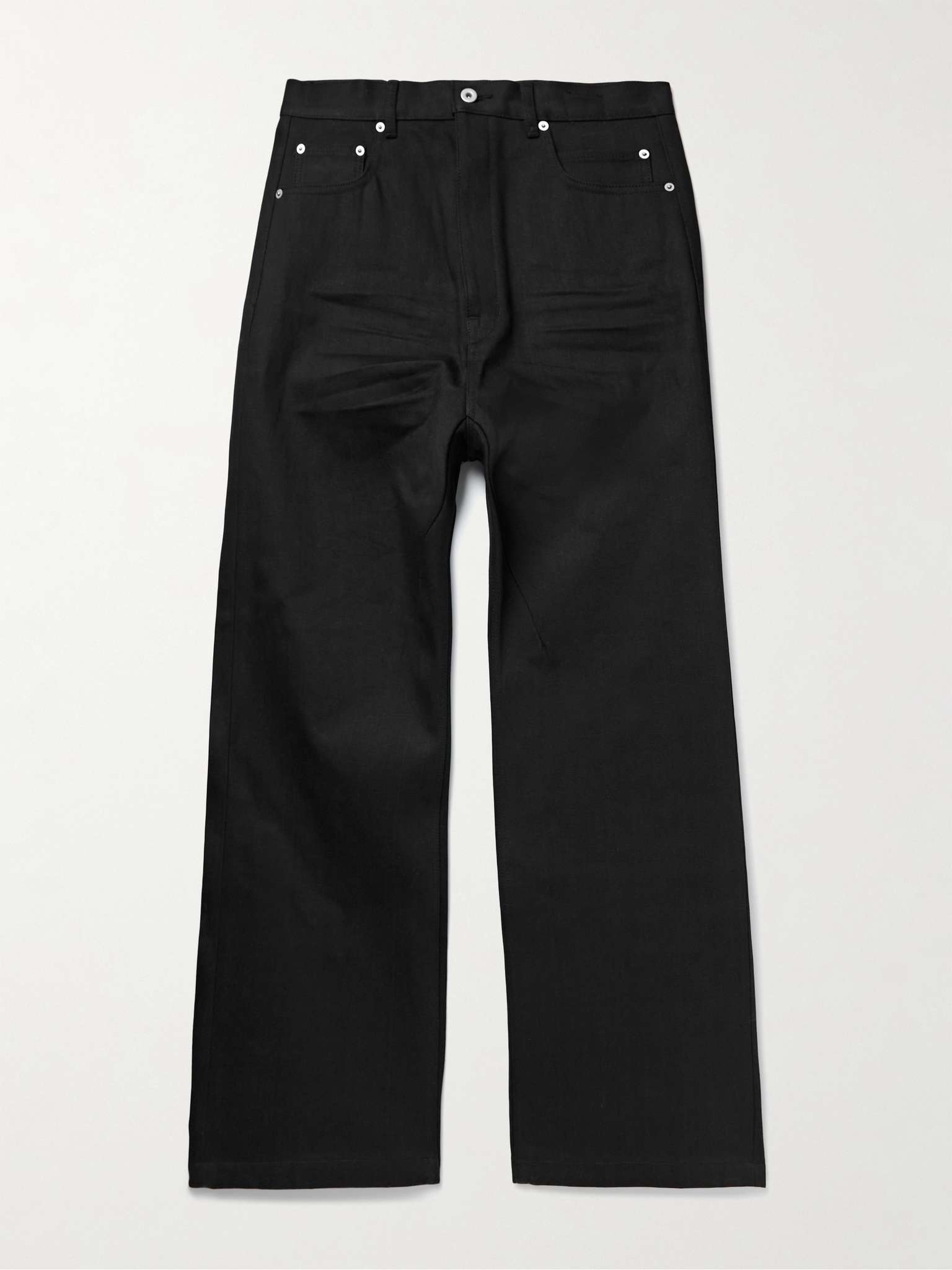 Geth Wide-Leg Selvedge Jeans - 1