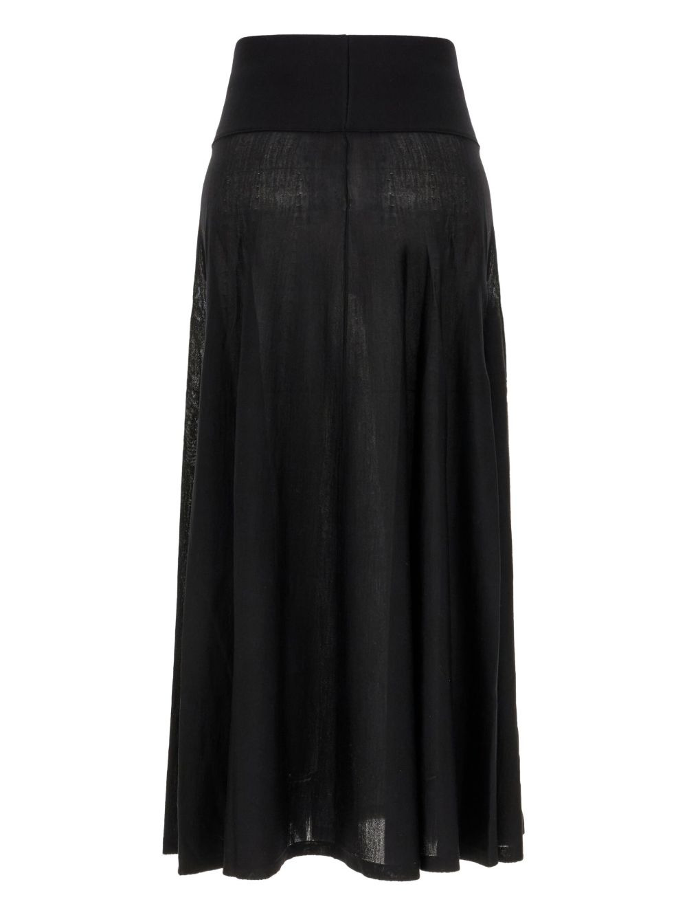 wool flared skirt - 2