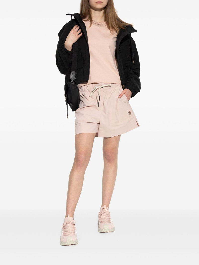 Moncler crochet-detail cotton T-shirt outlook