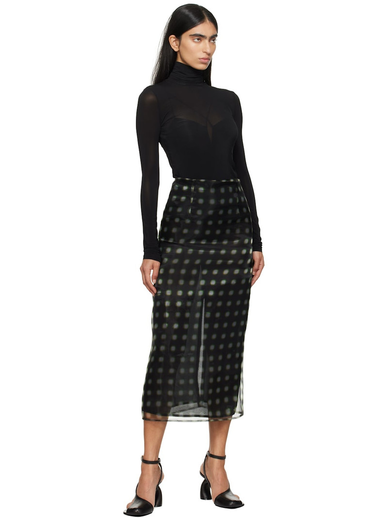 16ARLINGTON Green Dia Midi Skirt outlook