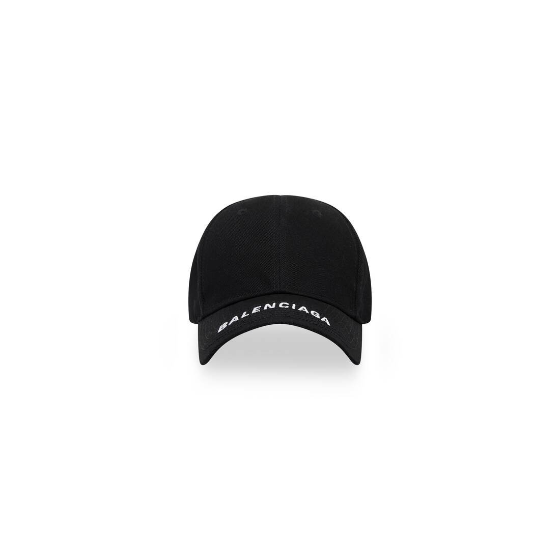 Logo Visor Cap in Black - 1