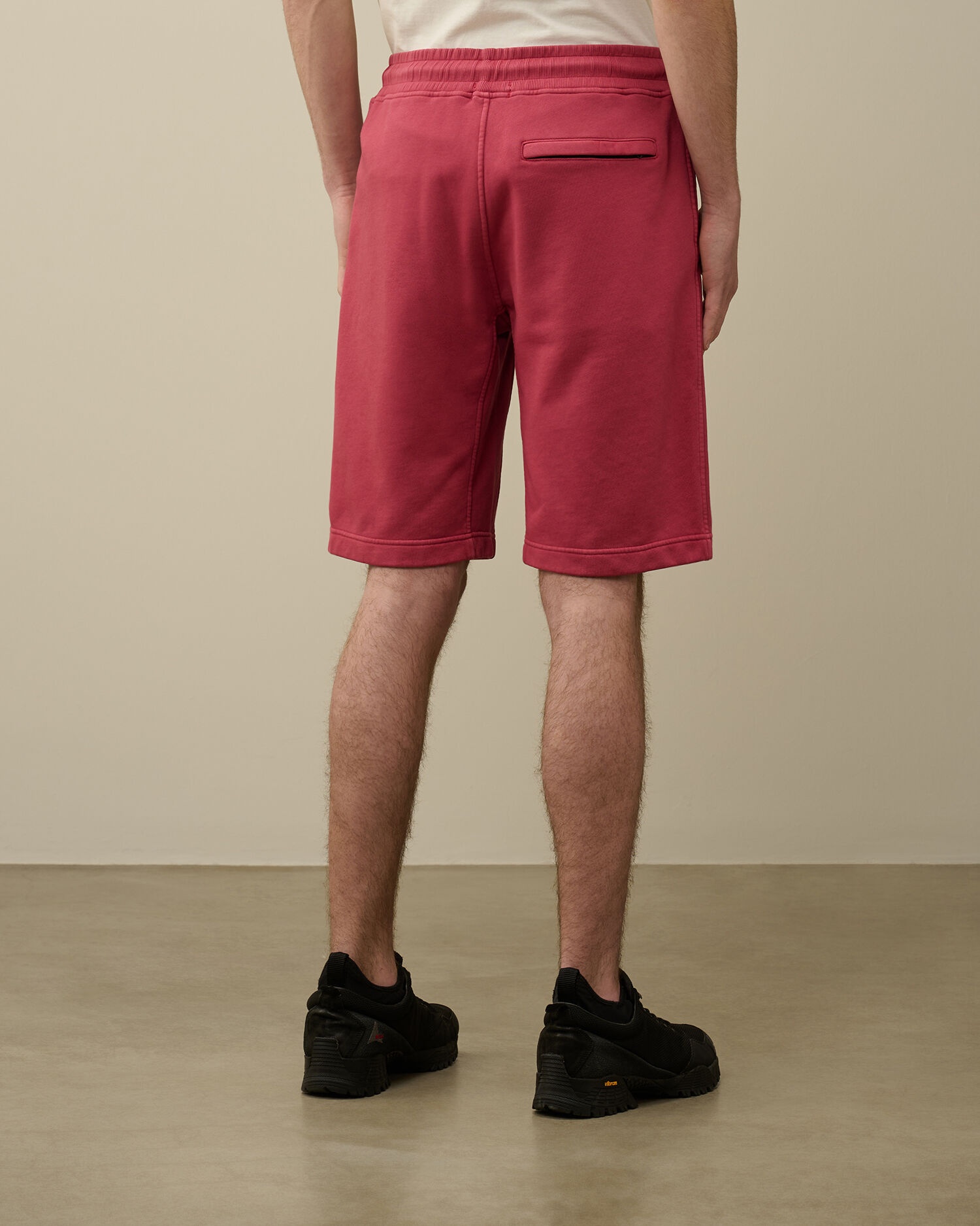 Cotton Diagonal Fleece Shorts - 3