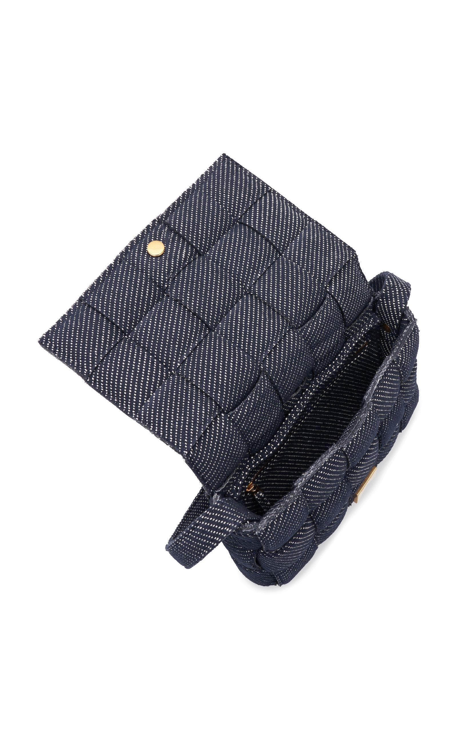 The Padded Cassette Denim Bag blue - 13
