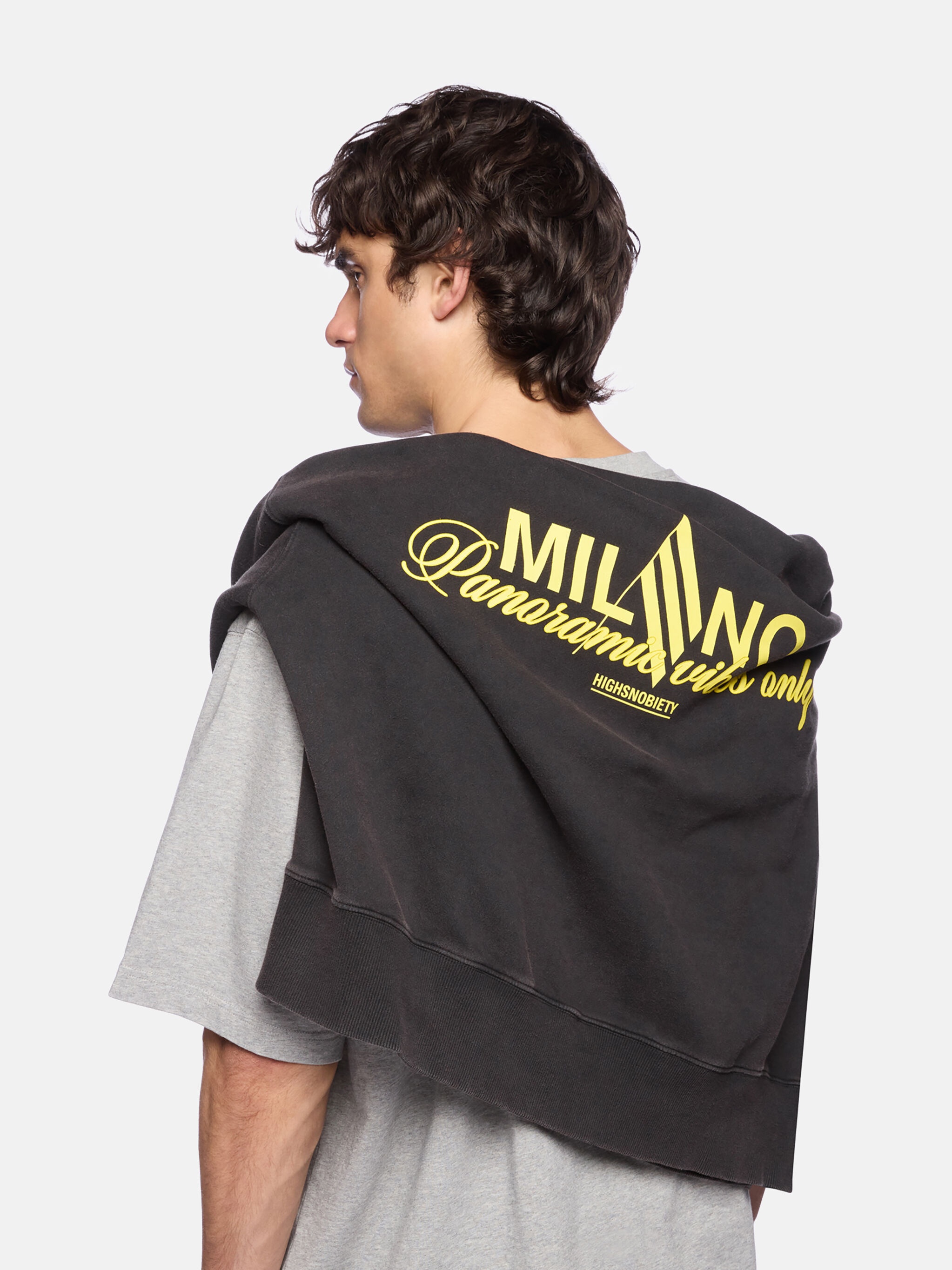 THE ATTICO X HIGHSNOBIETY FADED BLACK SWEATSHIRT - 5