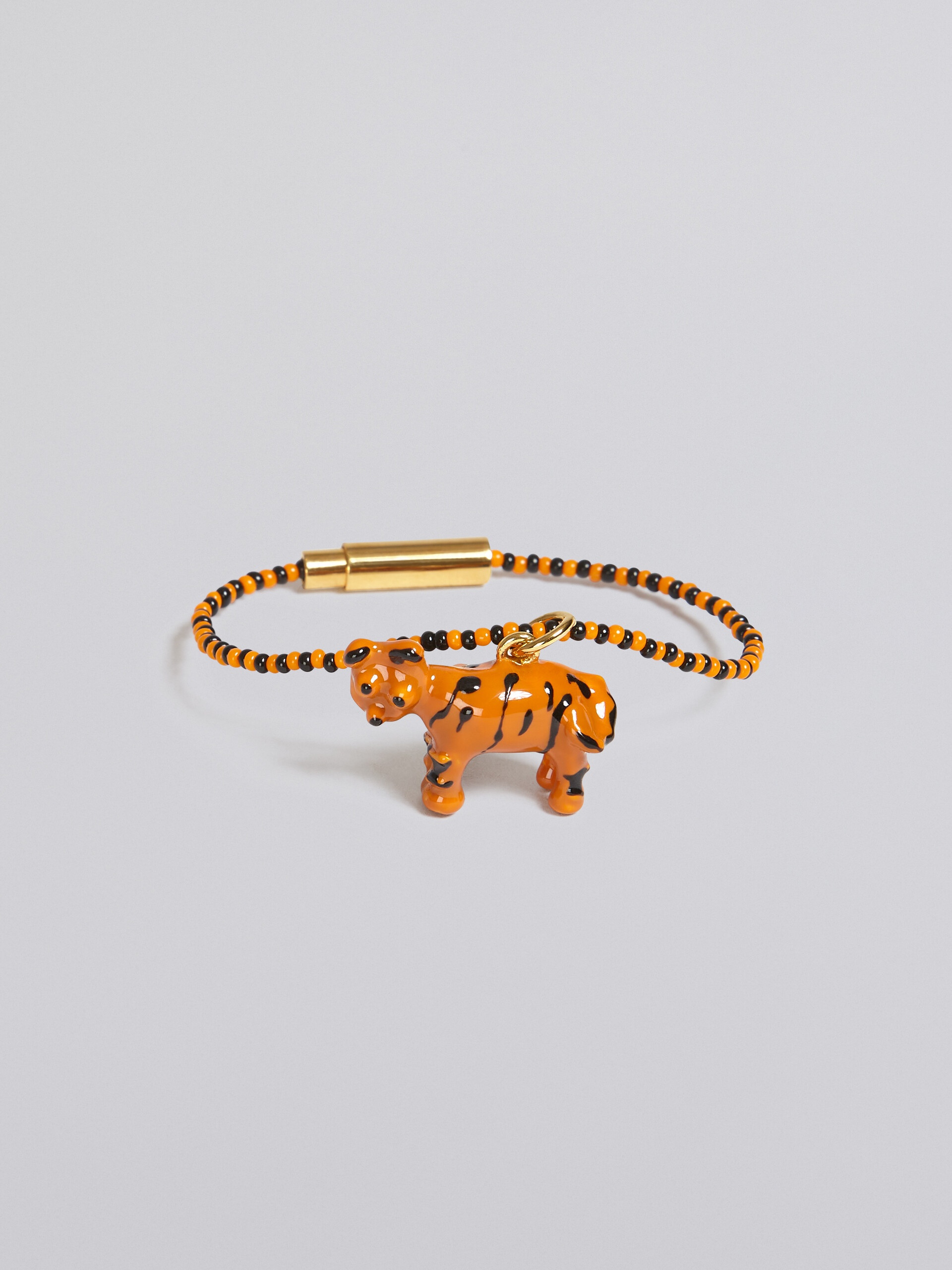NAIF TIGER BRACELET IN GLASS AND RESIN - 4