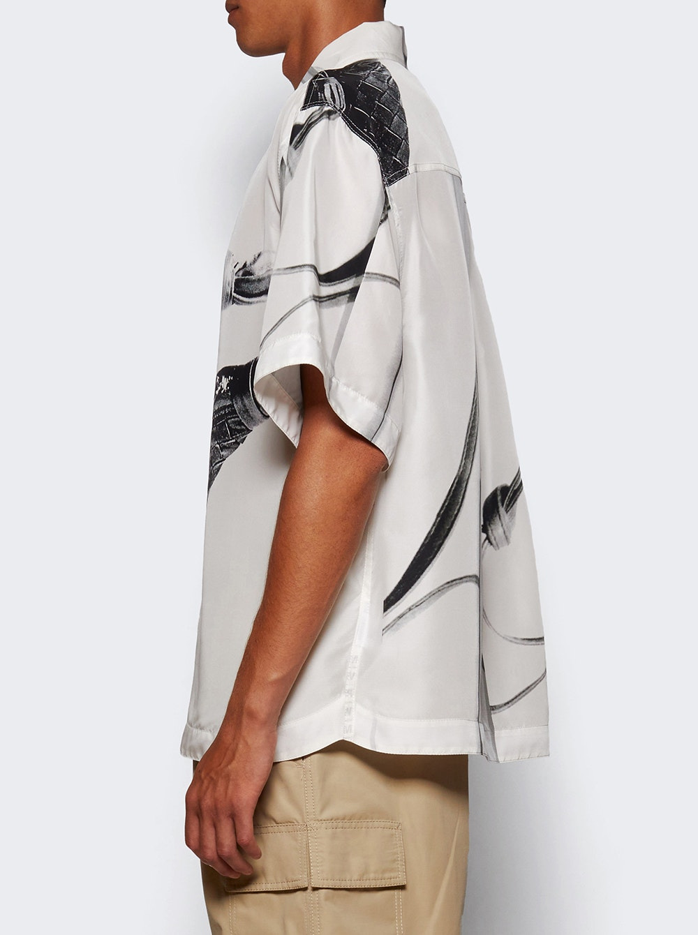 Printed Shirt Chalk And Black - 3