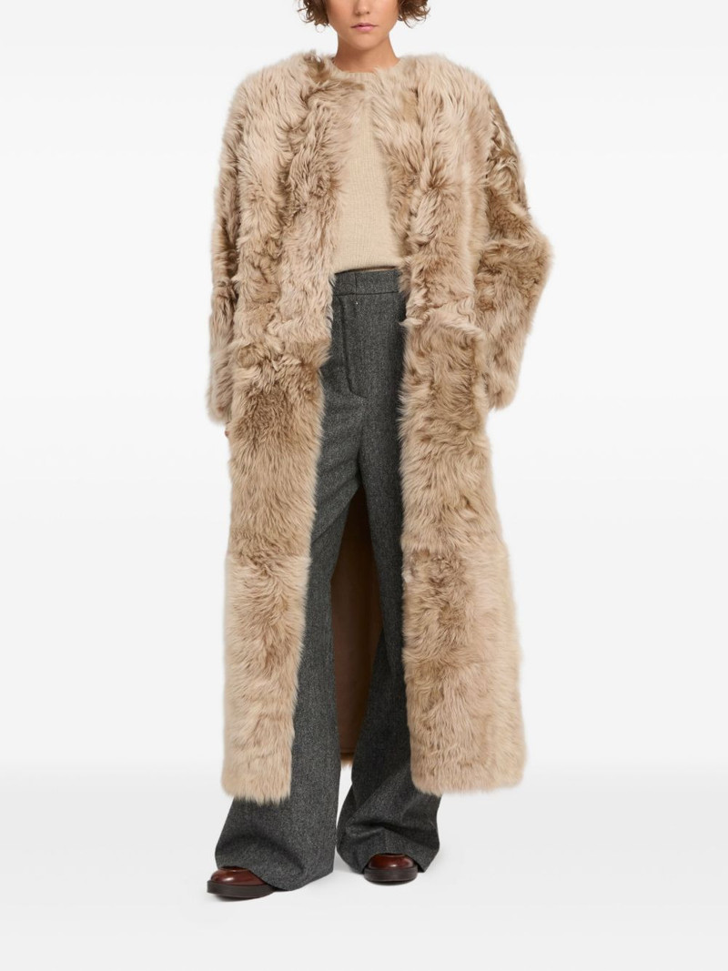Yves Salomon Toscana lambskin coat outlook
