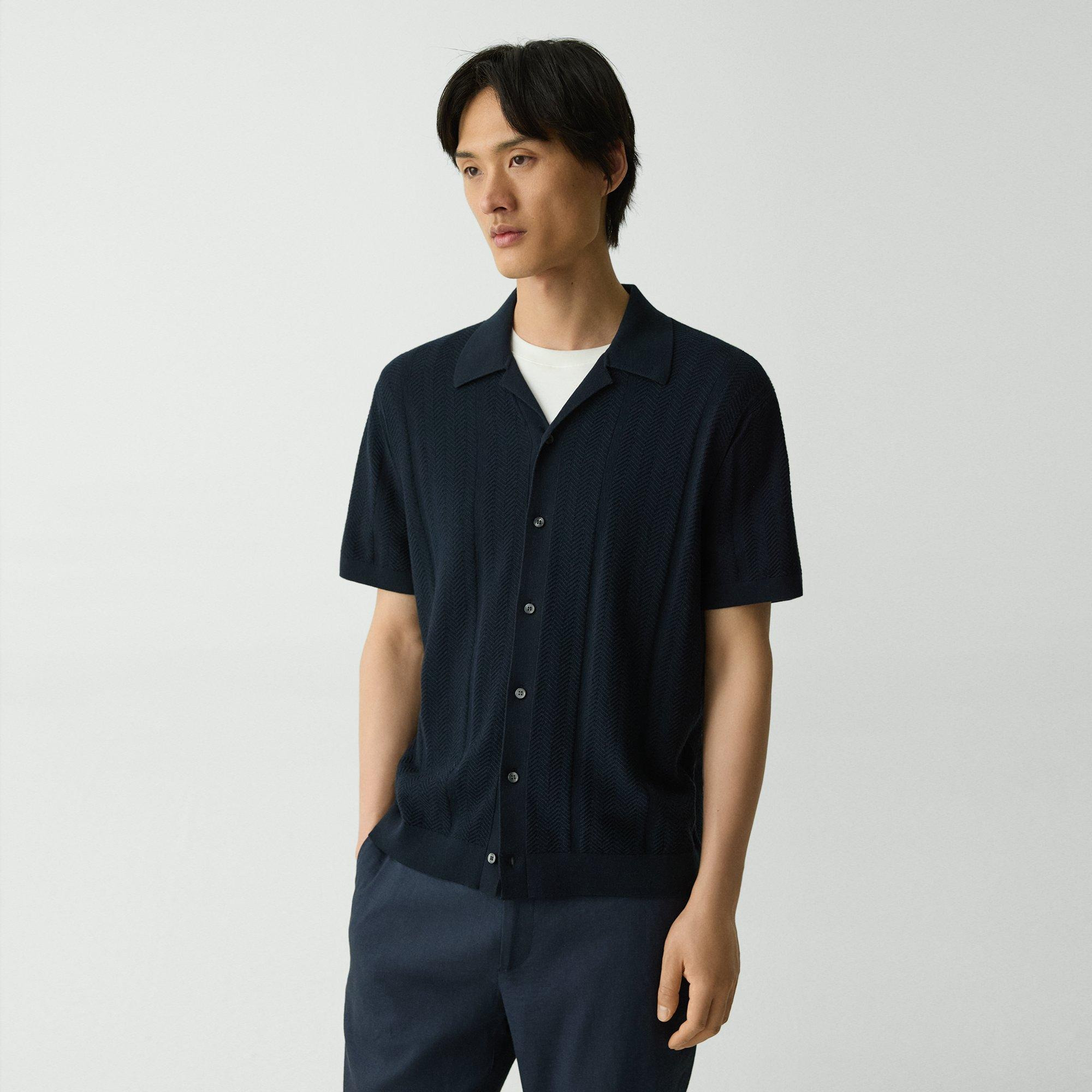 Camp Collar Shirt in Cotton Light Twist - 2