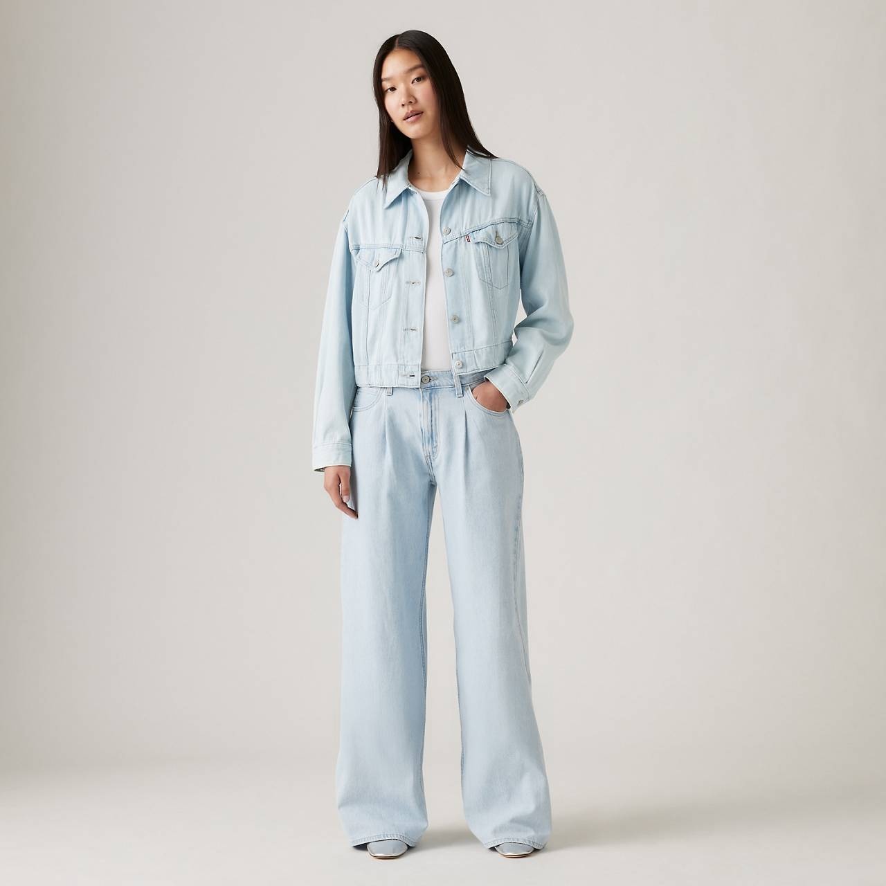 BAGGY DAD WIDE LEG WOMEN'S JEANS - 3