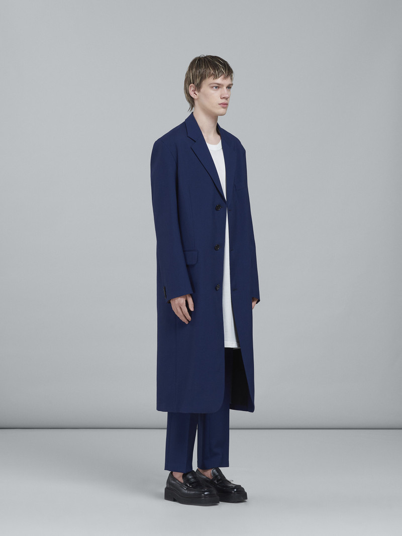 TROPICAL WOOL LONG COAT 6