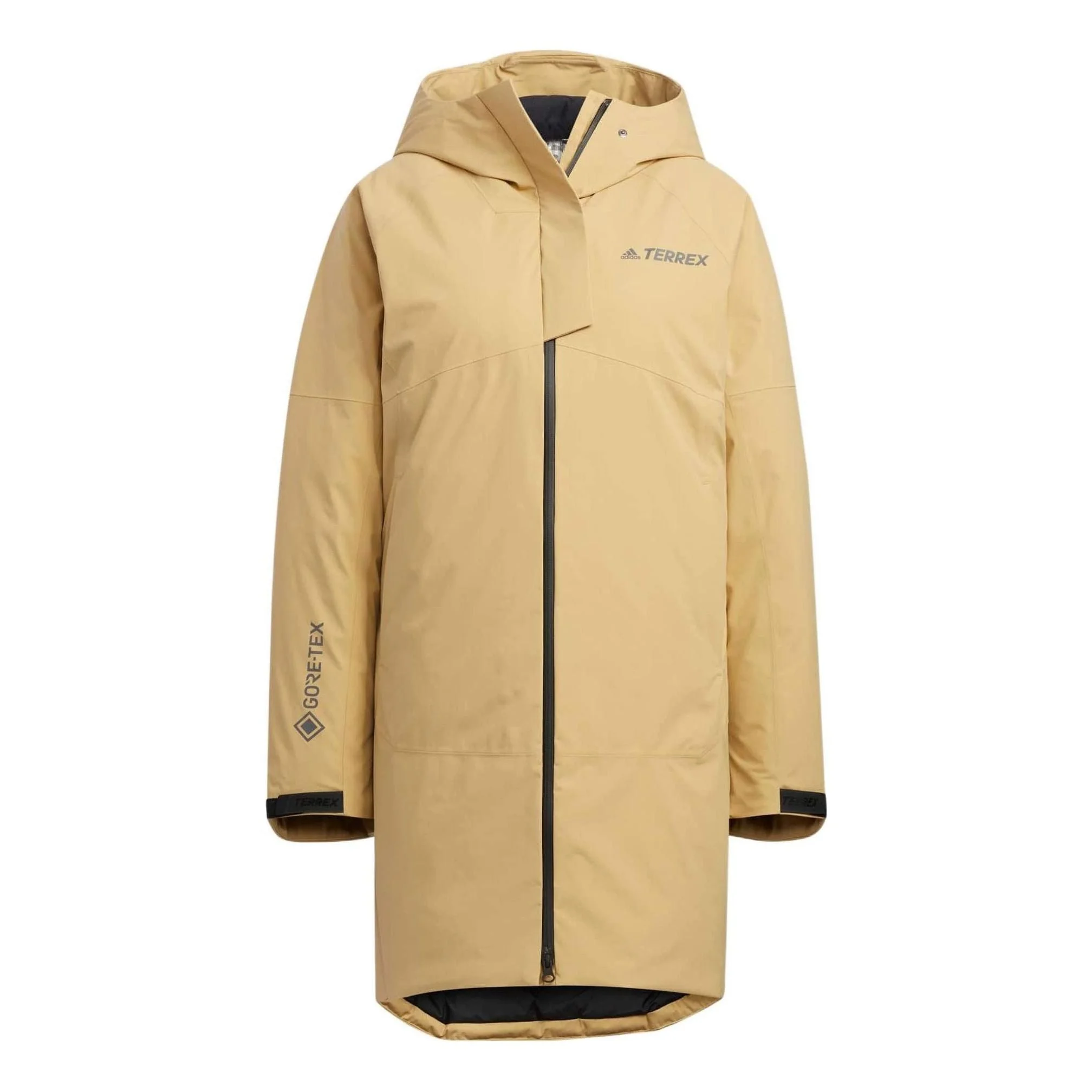 (WMNS) adidas Long Down Jacket 'Yellow' HN2002 - 1