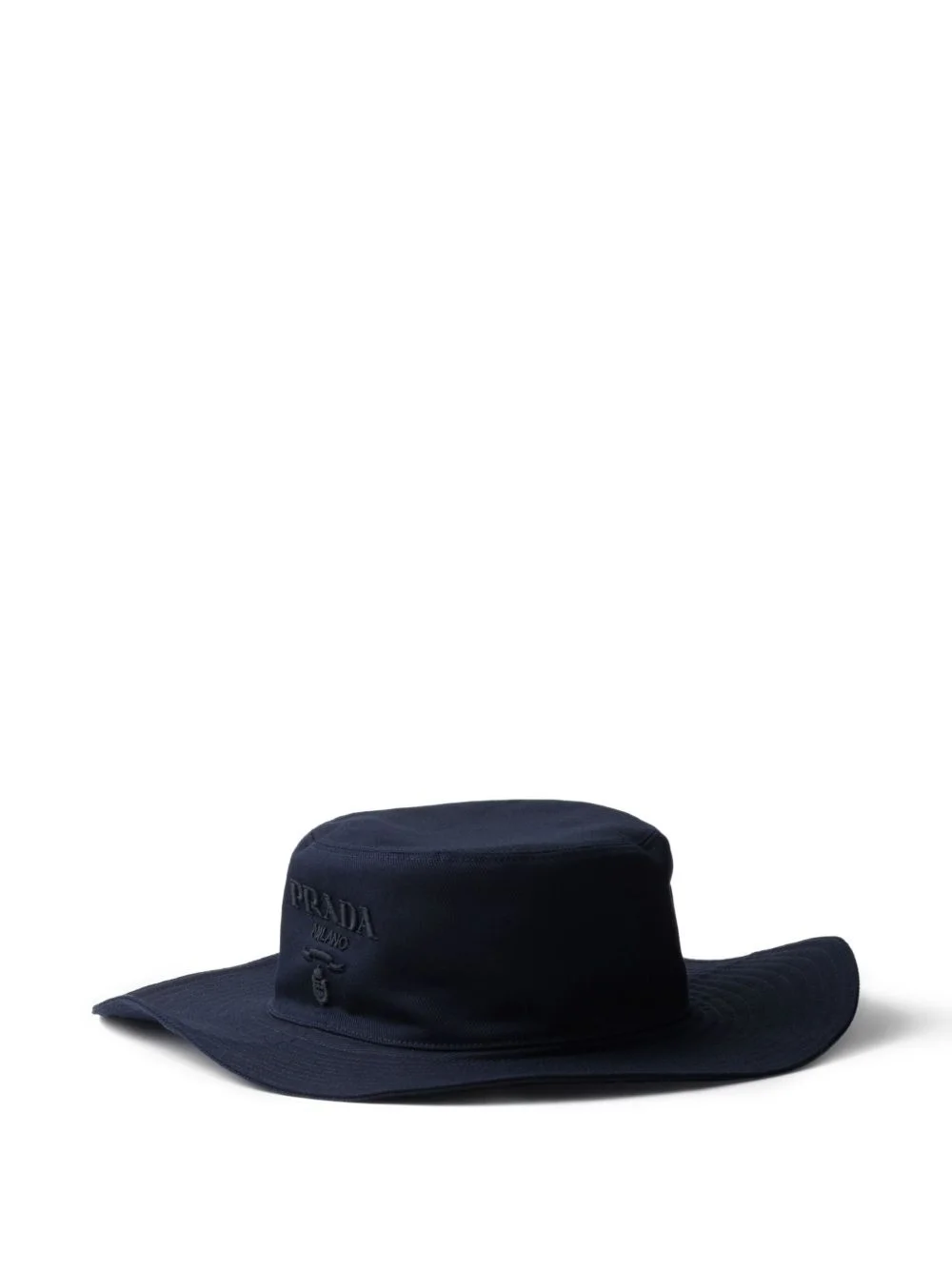 wide-brim bucket hat - 1