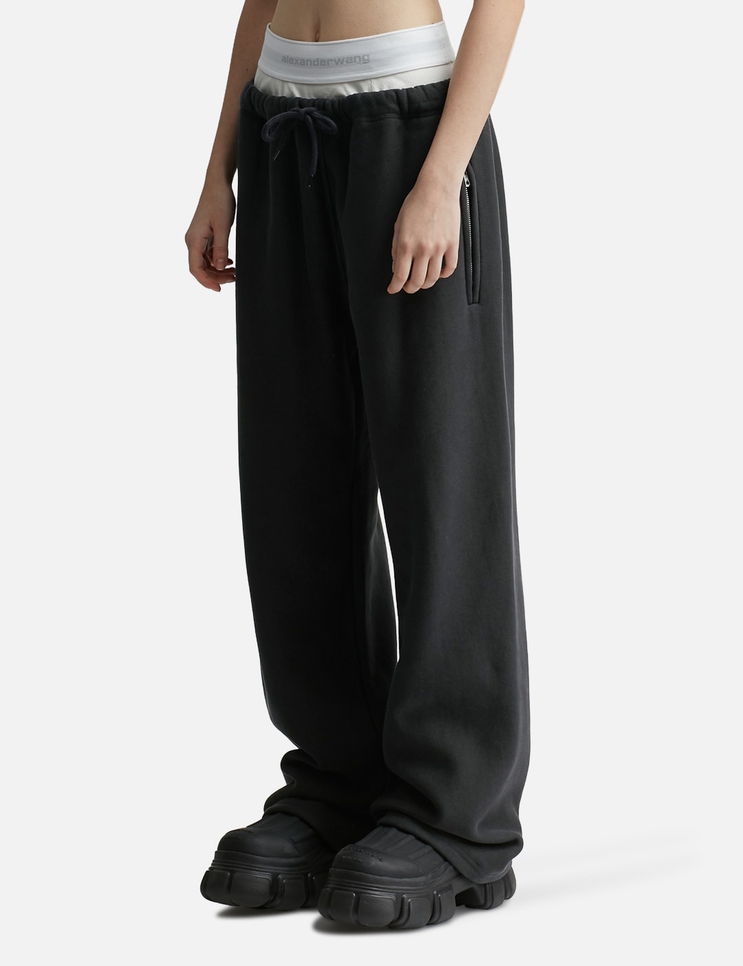 WIDE LEG SWEATPANTS - 2