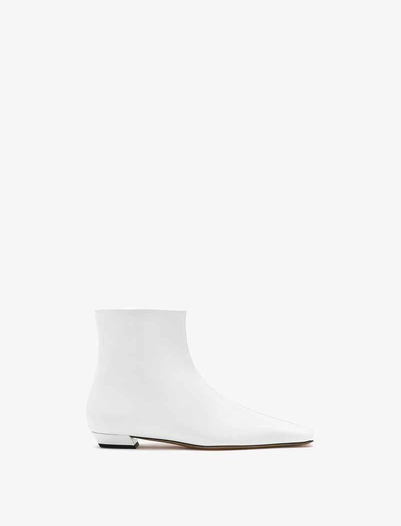 Trap Flat Ankle Boots in Spazzolato Leather 1