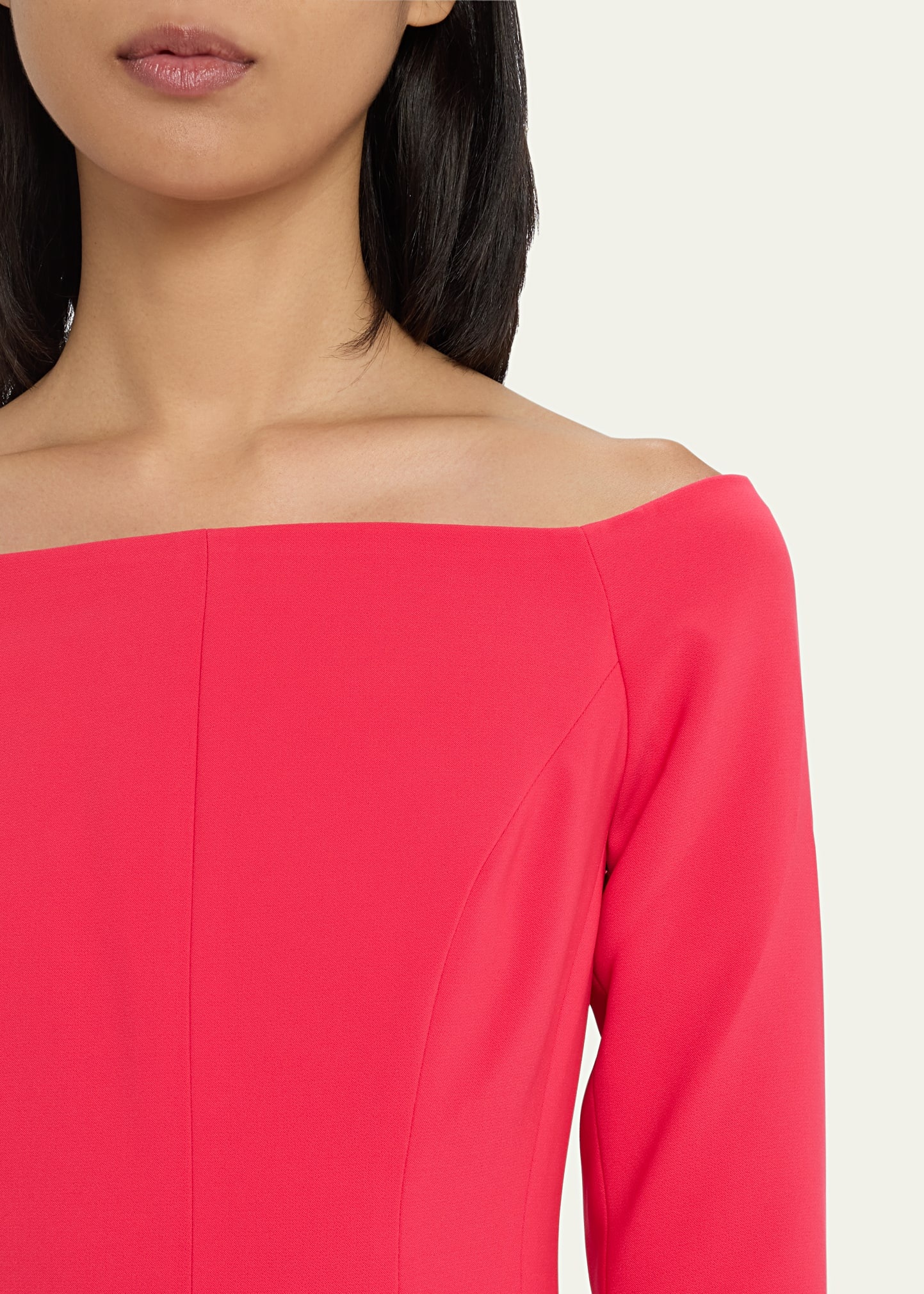Off-Shoulder Midi Dress - 5