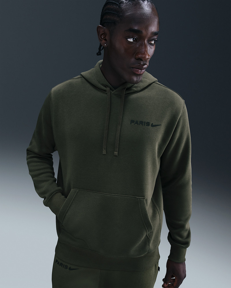 Paris Saint-Germain Club Men's Nike Soccer Fleece Pullover Hoodie 1