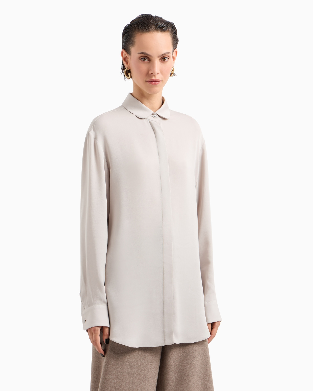 TRIPLE SILK GEORGETTE SHIRT - 4