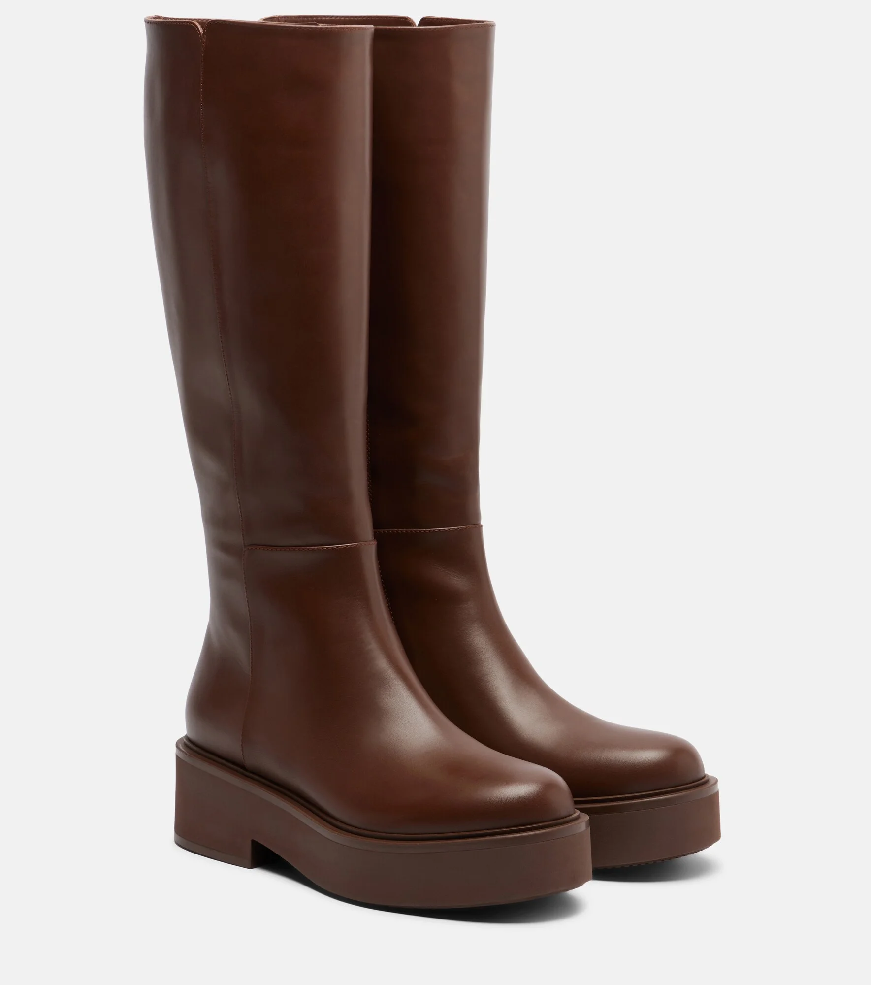 Hiro leather knee-high boots - 1