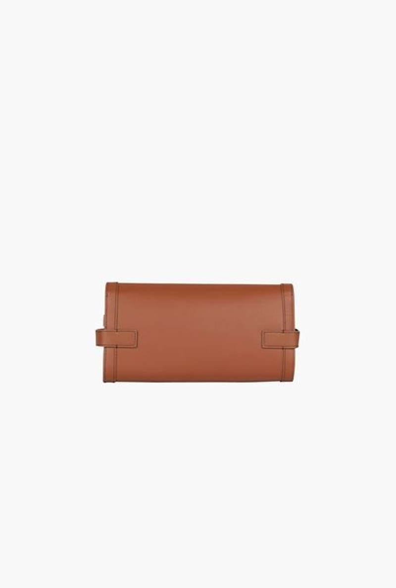 Smooth brown leather B-Buzz 23 clutch bag 3