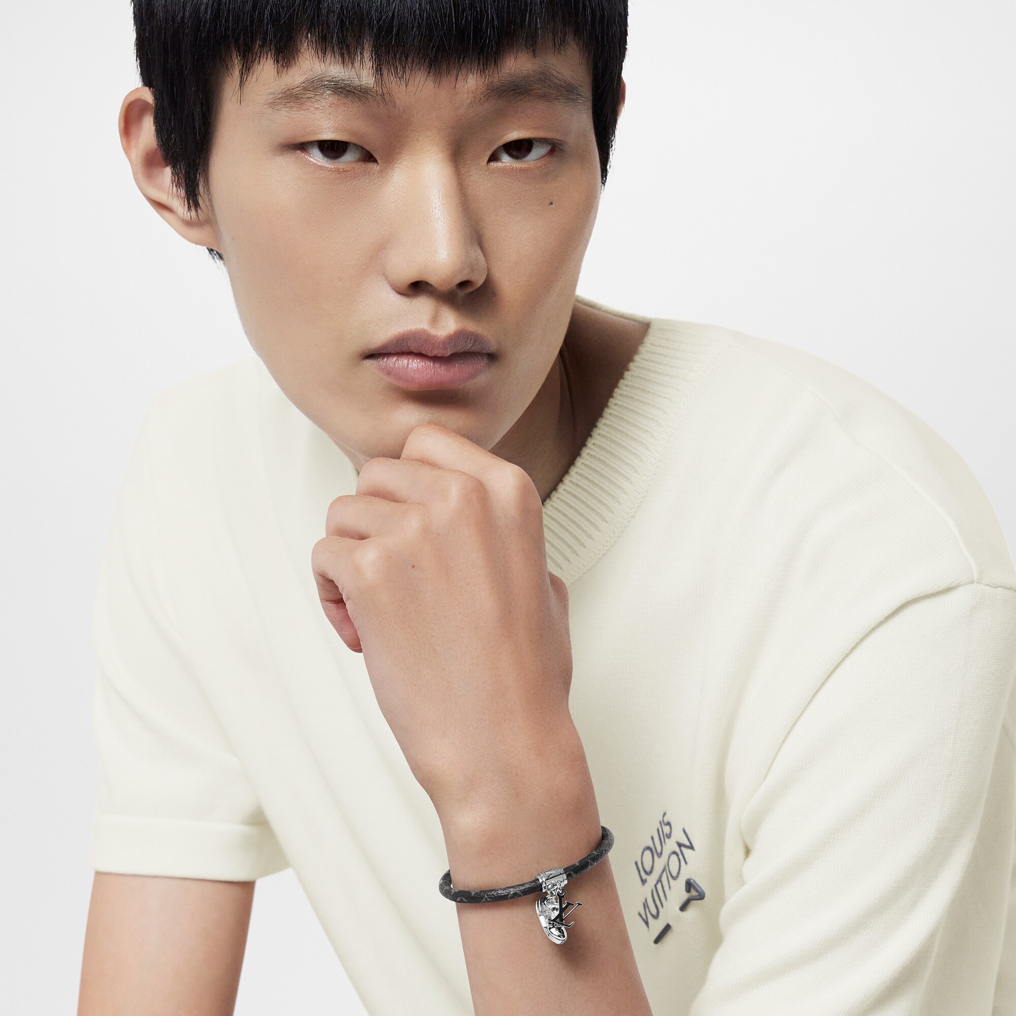 LV Icon Trainer Leather Bracelet - 4