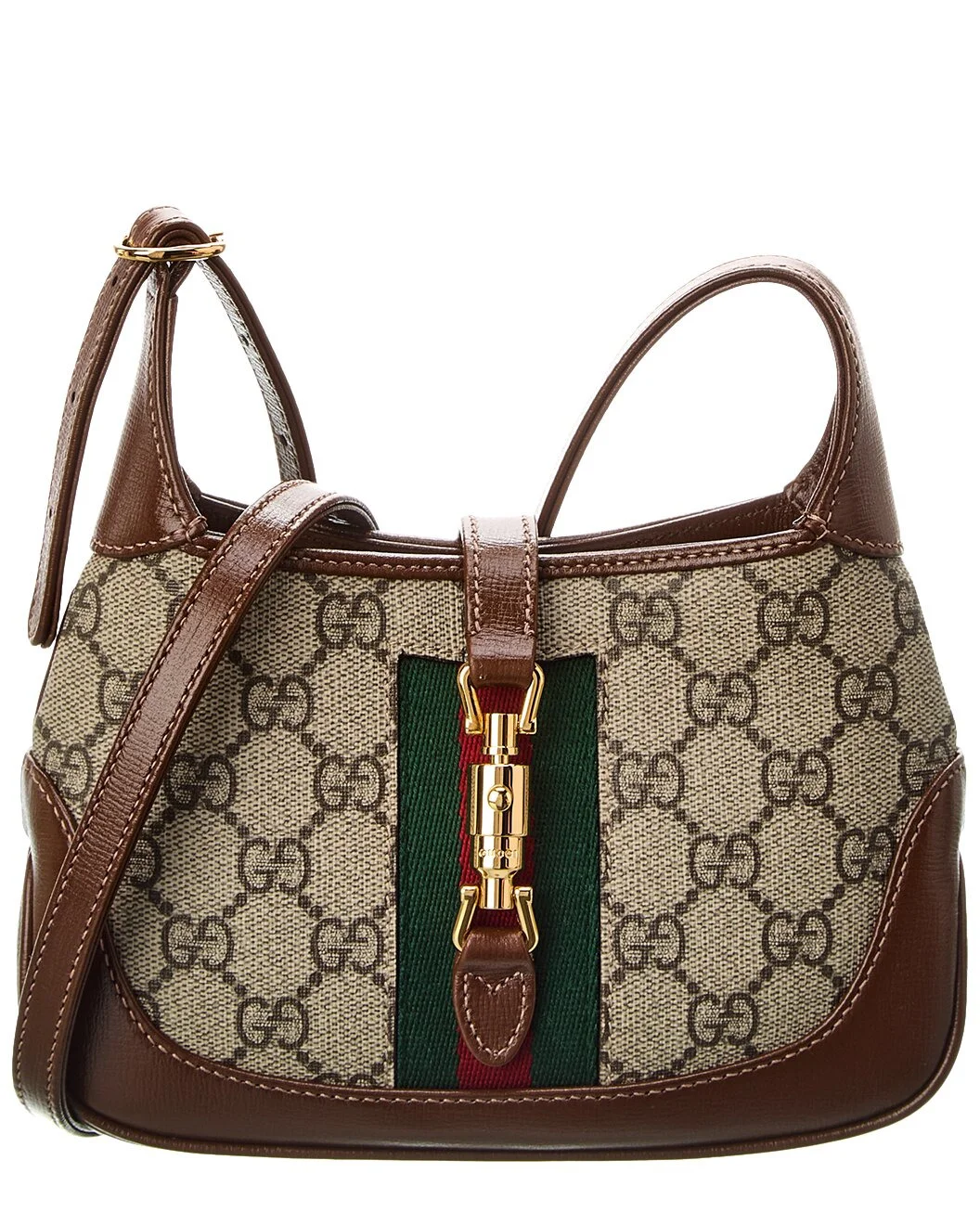 Gucci Jackie 1961 Mini GG Supreme Canvas & Leather Shoulder Bag - 1