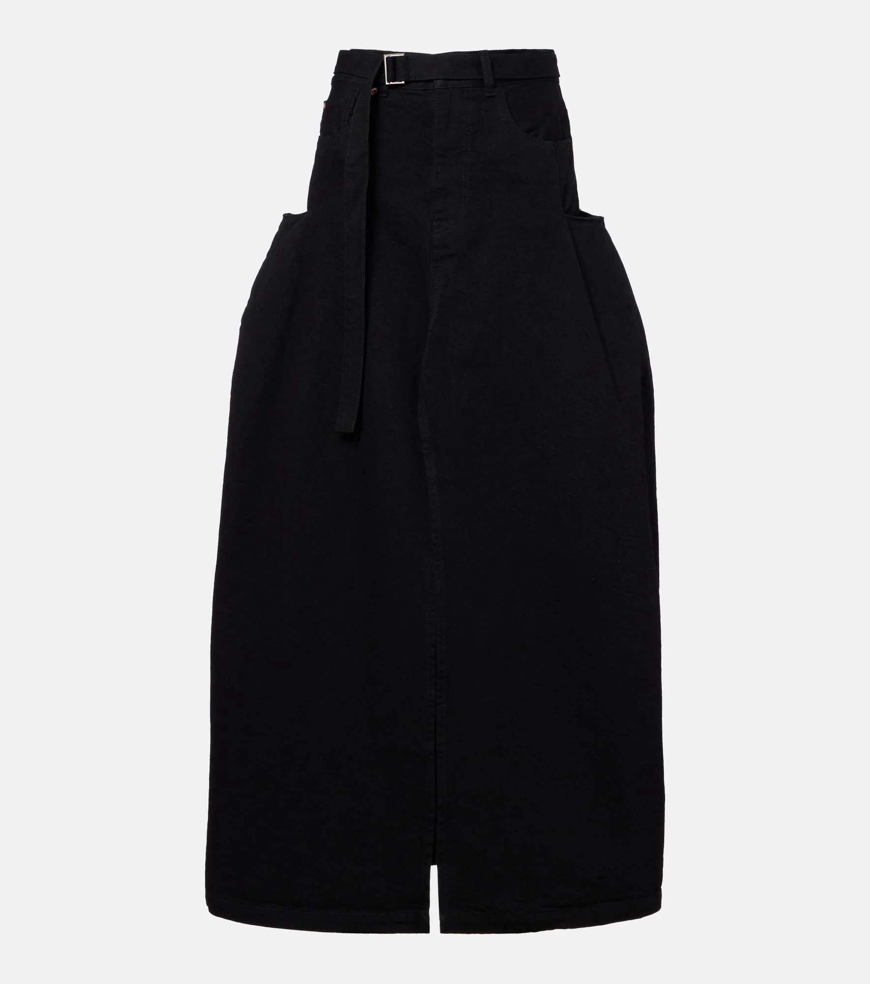 Denim maxi skirt - 1