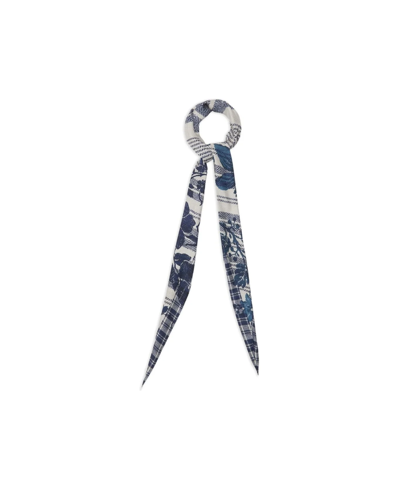 Printed Silk Scarf - 1