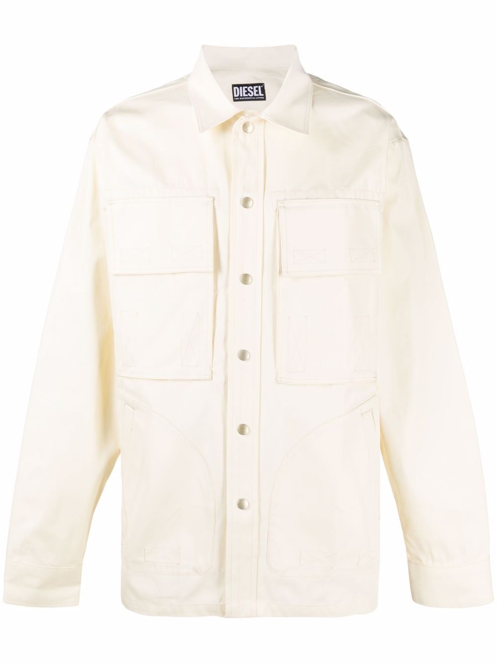 button-up overshirt - 1