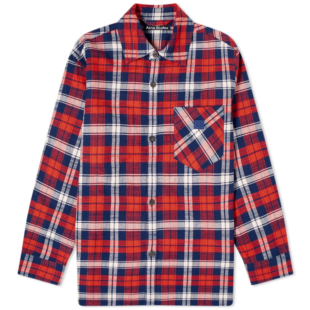 Acne Studios Salak Flannel Face Shirt - 1