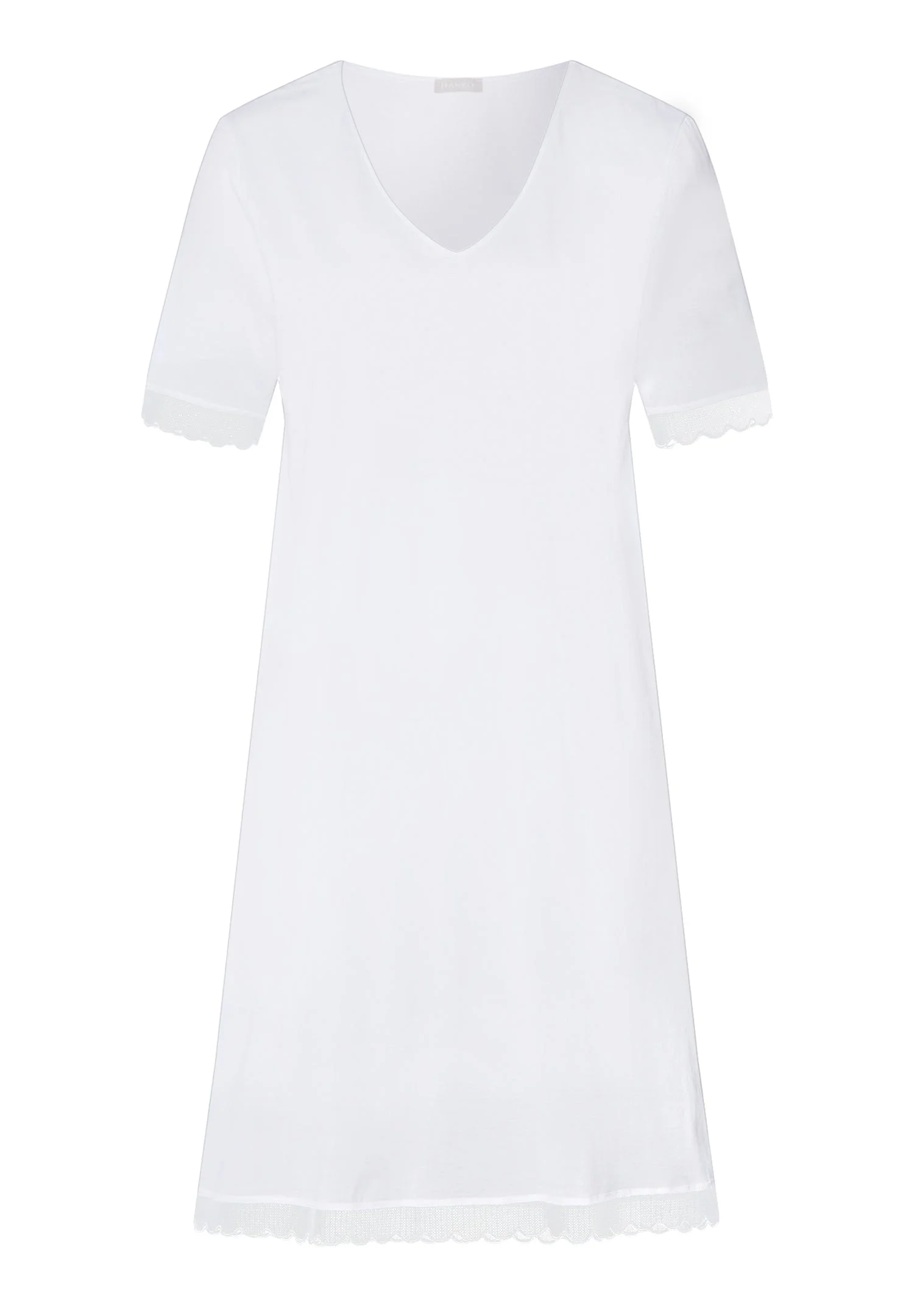 Inaya Scalloped Lace Cotton Nightgown - 1