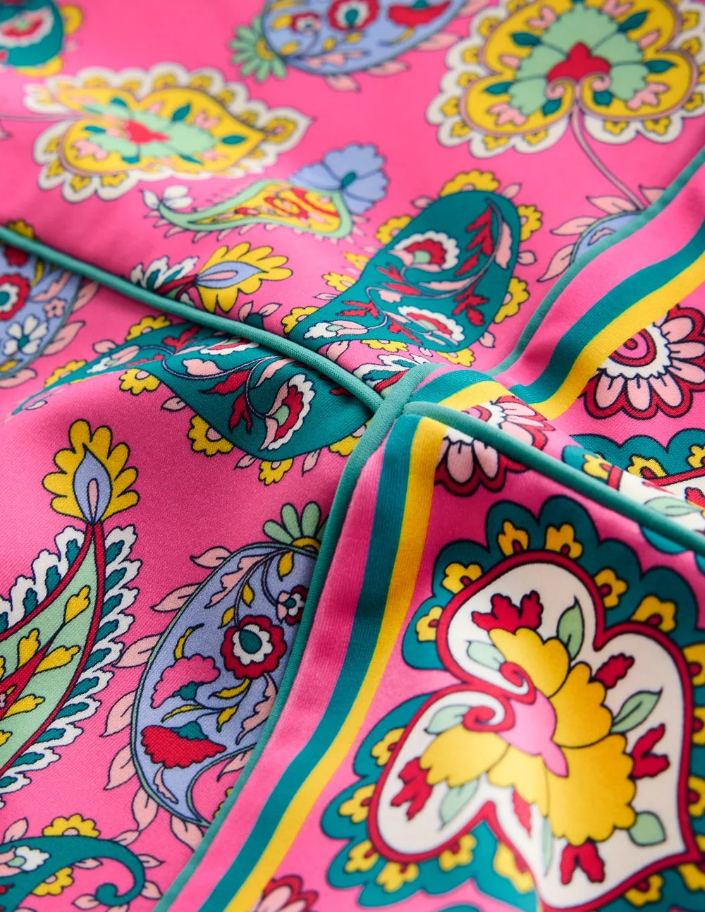 Rhodes Cup Sized Swimsuit-Sangria Sunset, Paisley - 1