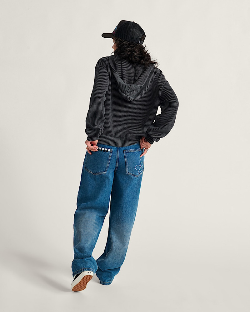 Sirelle Embroidered Denim Pants 6