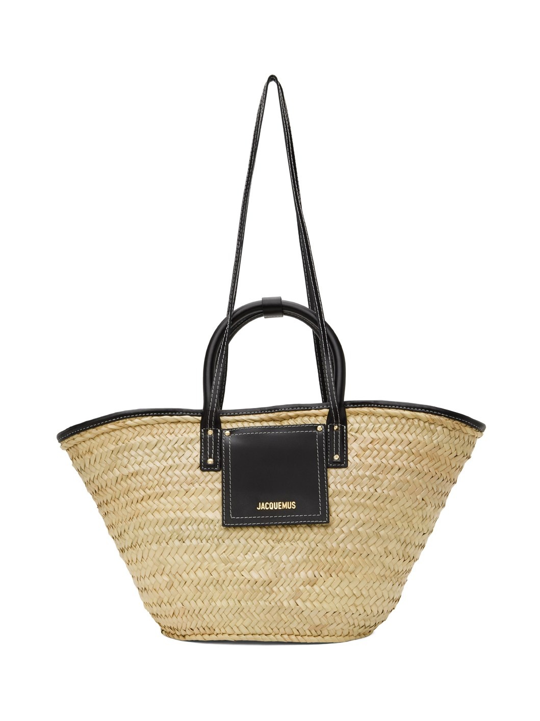 Beige & Black 'Le panier Soli' Tote - 1