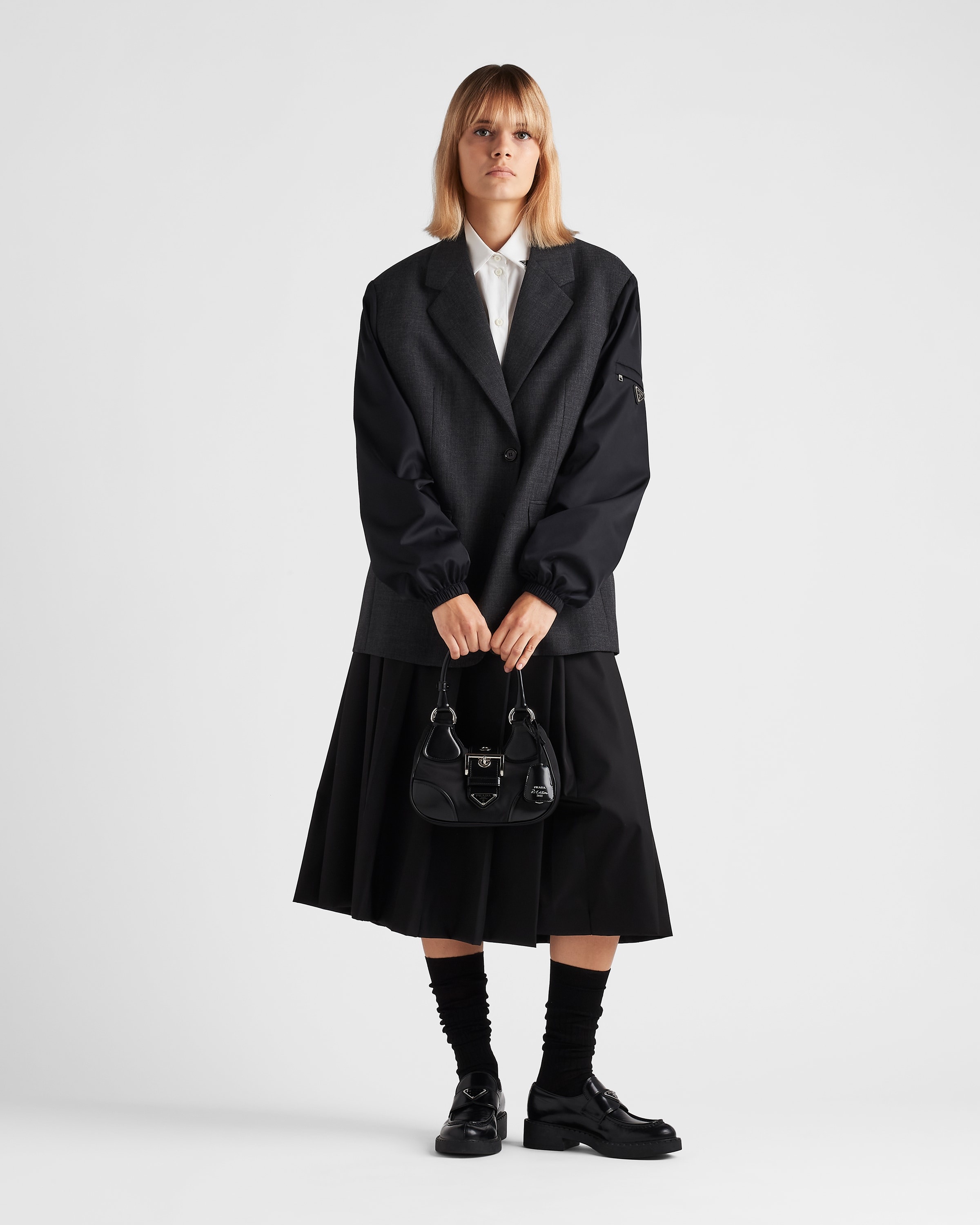 Prada Moon Re-Nylon and leather bag - 8