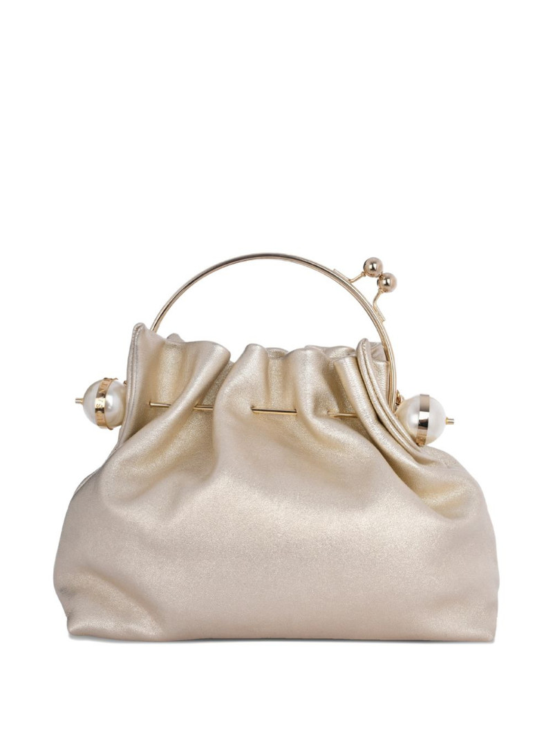 Rosantica Arco S Sfarzo pearl embellished handle tote bag outlook