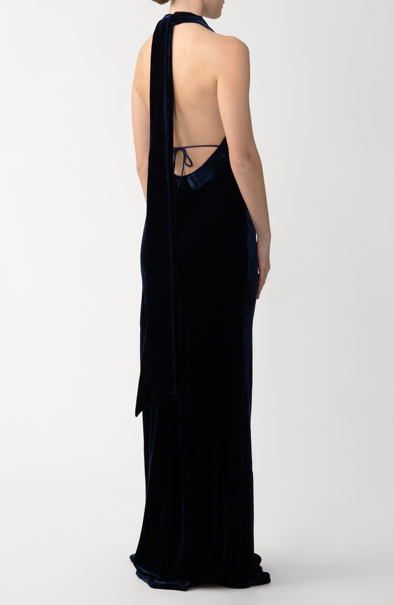 SAU LEE Velvet Gown in Midnight Blue at Nordstrom - 2