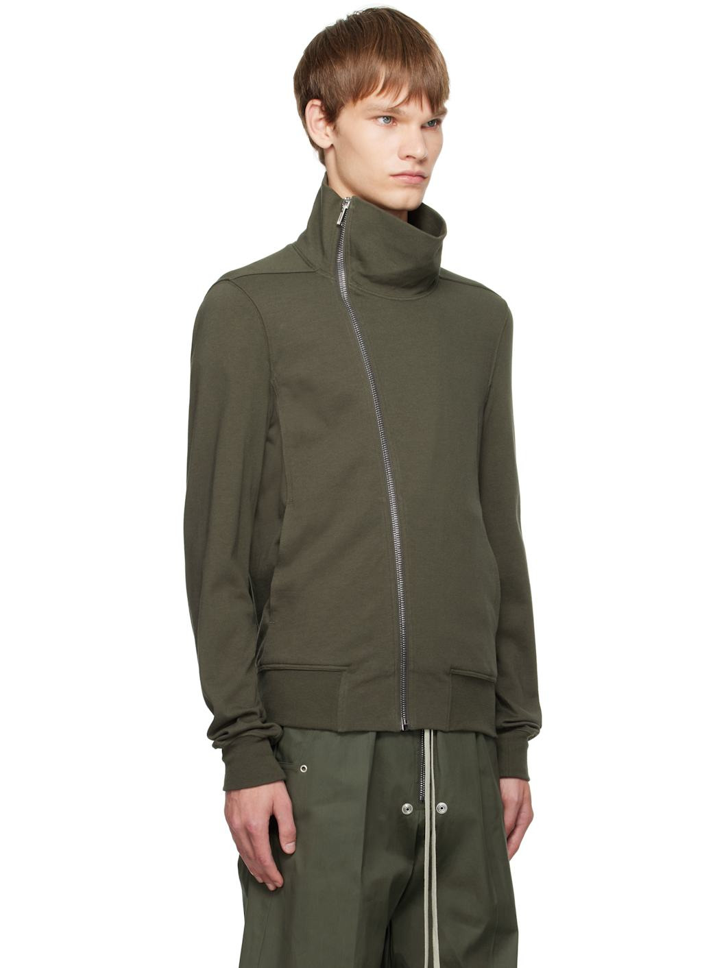 Khaki Concordians Bauhaus Jogger Track Jacket - 2