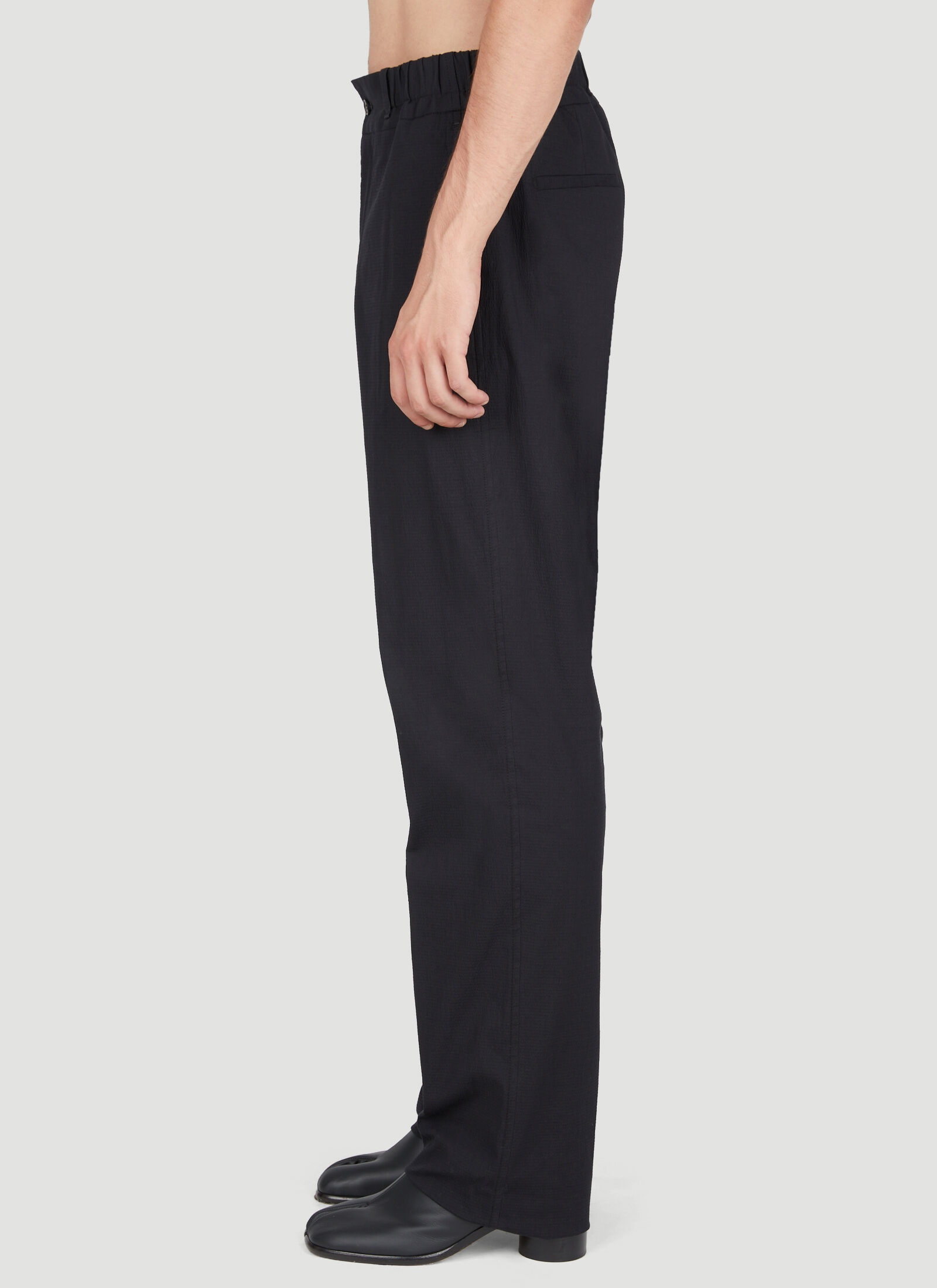 Men's Cigarette Pants In Light Wool by Lanvin